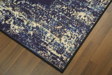 Load image into Gallery viewer, Blue &amp; White carpet 5&#39; x 8&#39;ft - GS Productions
