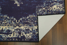 Load image into Gallery viewer, Blue &amp; White carpet 5&#39; x 8&#39;ft - GS Productions
