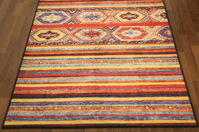 Orange Traditional 5' x 8'ft Carpet - GS Productions