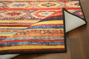 Orange Traditional 5' x 8'ft Carpet - GS Productions
