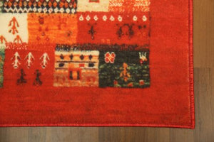 Orange Traditional 4' x 6'ft Carpet - GS Productions