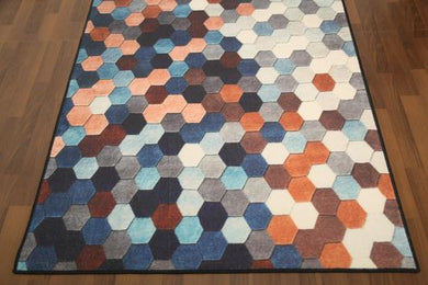 Multi Circles Traditional 5' x 8'ft Carpet - GS Productions