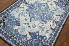Load image into Gallery viewer, Light Blue Traditional 5&#39; x 8&#39;ft Carpet - GS Productions
