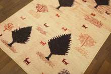 Load image into Gallery viewer, Brown Traditional 5&#39; x 8&#39;ft Carpet - GS Productions
