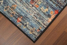 Load image into Gallery viewer, Blue &amp; Black  carpet 5&#39; x 8&#39;ft - GS Productions
