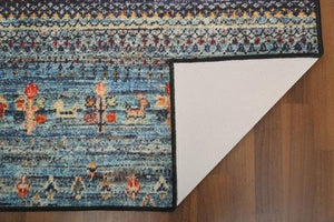 Blue & Black  carpet 5' x 8'ft - GS Productions