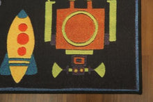 Load image into Gallery viewer, Black Traditional 5&#39; x 8&#39;ft Carpet - GS Productions
