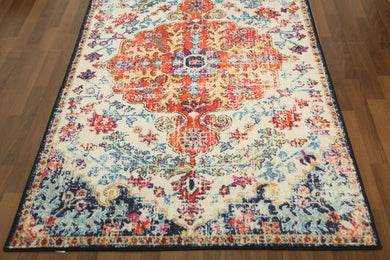 Orange Traditional 5' x 8'ft Carpet - GS Productions