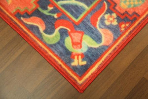 Orange Traditional 5' x 8'ft Carpet - GS Productions