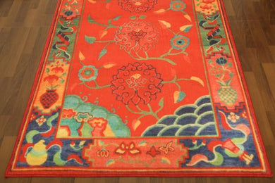 Orange Traditional 5' x 8'ft Carpet - GS Productions
