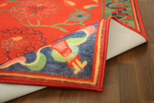 Load image into Gallery viewer, Orange Traditional 5&#39; x 8&#39;ft Carpet - GS Productions
