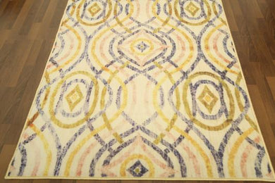 Light Yellow Traditional 5' x 8'ft Carpet - GS Productions