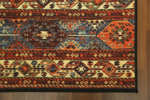 Load image into Gallery viewer, Orange &amp; Grey Traditional 4&#39; x 6&#39;ft Carpet - GS Productions
