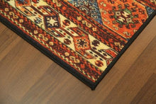 Load image into Gallery viewer, Orange &amp; Grey Traditional 4&#39; x 6&#39;ft Carpet - GS Productions
