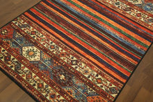 Load image into Gallery viewer, Orange &amp; Grey Traditional 4&#39; x 6&#39;ft Carpet - GS Productions
