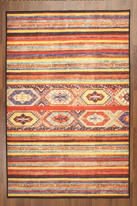 Orange Traditional 5' x 8'ft Carpet - GS Productions