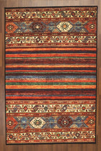Load image into Gallery viewer, Orange &amp; Grey Traditional 4&#39; x 6&#39;ft Carpet - GS Productions
