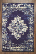 Load image into Gallery viewer, Blue &amp; White carpet 5&#39; x 8&#39;ft - GS Productions
