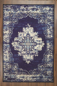 Blue & White carpet 5' x 8'ft - GS Productions