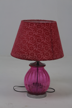 Load image into Gallery viewer, Pink Glass Table Lamp 16&quot; x 24&quot; - GS Productions
