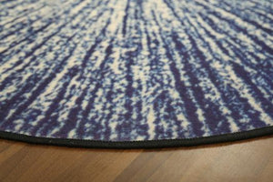 Blue & White Traditional 5' x 5'ft Carpet - GS Productions