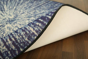Blue & White Traditional 5' x 5'ft Carpet - GS Productions