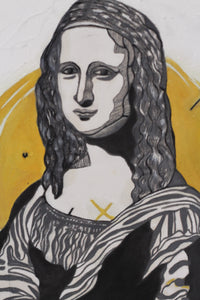 Mona Lisa Modern Art Painting 2.5'x4.5'ft - GS Productions