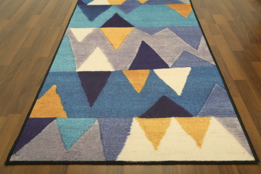 Blue Traditional 3' x 8'ft Carpet - GS Productions