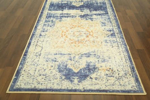 Yellow Traditional 3' x 8'ft Carpet - GS Productions