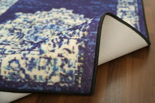 Load image into Gallery viewer, Dark Blue Traditional 3&#39; x 8&#39;ft Carpet - GS Productions
