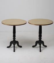 Load image into Gallery viewer, Black Wooden SideCafe Table with Golden Reflective Table Top 2&#39; x 2.5&#39;ft - GS Productions
