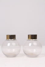 Load image into Gallery viewer, Set of 2 Silver &amp; Glass Delicate Vase - GS Productions
