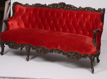 Load image into Gallery viewer, Red &amp; antique gold carved and quilted 3&#39;x 6&#39;ft - GS Productions
