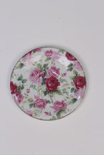Load image into Gallery viewer, Pink &amp; White floral english Decorative/serving china Plate 6&quot;x6&quot; - GS Productions
