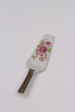 Load image into Gallery viewer, Pink &amp; White floral english cake server 3&quot;x9&quot; - GS Productions
