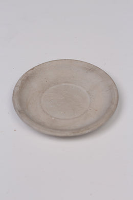 White Plain Painted Decorative Plate 6