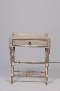 Off-white textured table/ writing bureau 2' x 3'ft Table - GS Productions
