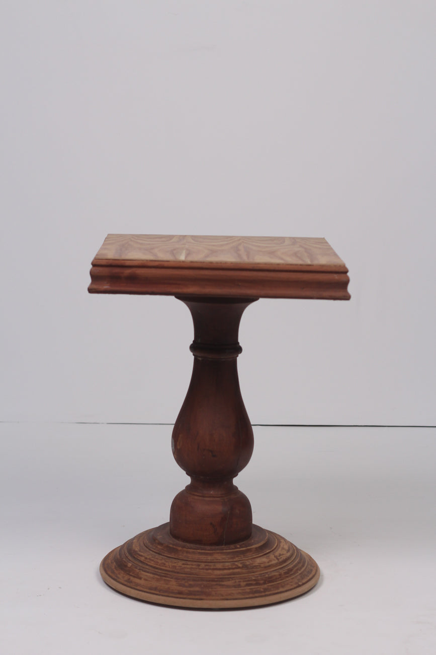 Brown raw wooden hall table 1.75' x 3'ft - GS Productions