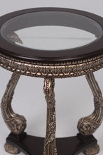 Load image into Gallery viewer, Dark Brown &amp; Light Gold Antique Hall Table 2&#39; x 3&#39;ft - GS Productions

