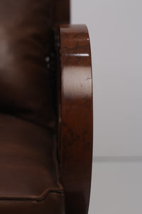Brown cane rattan sofa chair  2'x 3.5ft - GS Productions