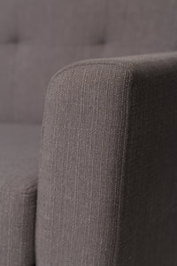 Grey 3 seater contemporary lounger sofa  5.5' x 3'ft - GS Productions