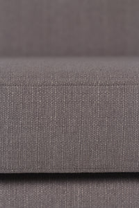 Grey 3 seater contemporary lounger sofa  5.5' x 3'ft - GS Productions