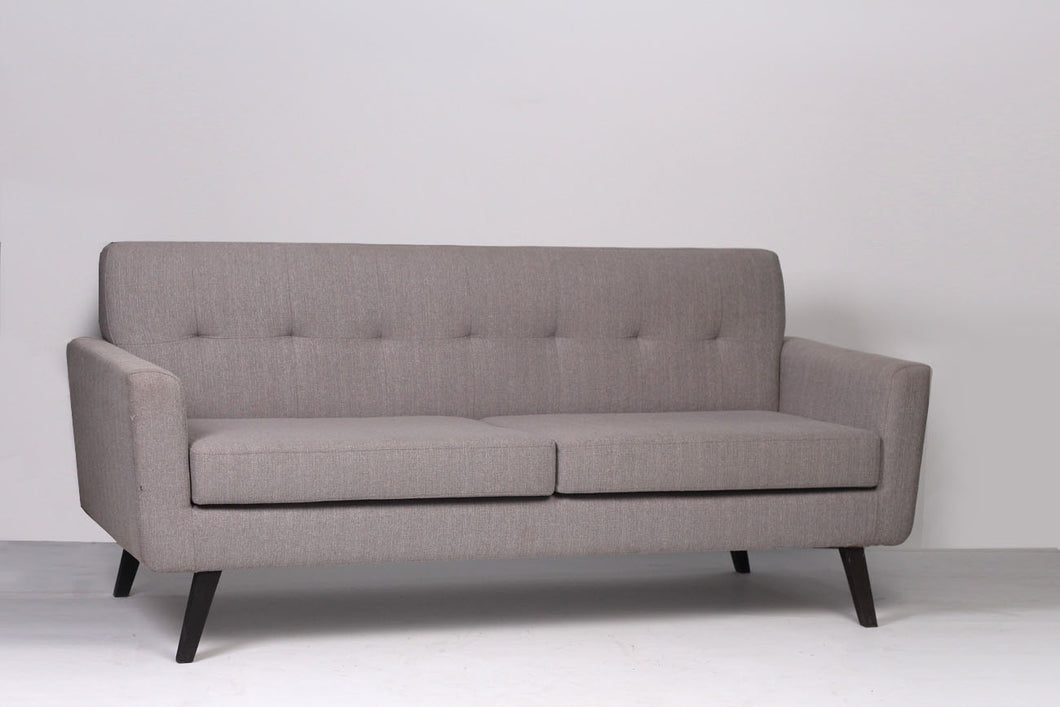 Grey 3 seater contemporary lounger sofa  5.5' x 3'ft - GS Productions