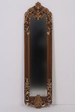Load image into Gallery viewer, Golden &amp; brown carved ethnic Mirror 1.5&#39;x4.5&#39;ft - GS Productions
