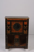 Load image into Gallery viewer, Brown, orange &amp; gold hand painted multi drawer Console 1&#39; x 3.5&#39;ft - GS Productions
