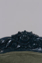 Load image into Gallery viewer, Dull green &amp; blue carved sofa chair 2&#39;x 2.5&#39;ft - GS Productions
