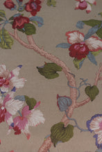 Load image into Gallery viewer, Pink &amp; olive green floral sofa 3&#39;x 3&#39;ft - GS Productions
