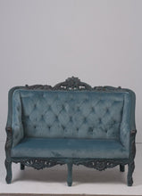 Load image into Gallery viewer, Blue 2 seater sofa 3.5'x 3'ft - GS Productions
