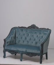 Load image into Gallery viewer, Blue 2 seater sofa 3.5'x 3'ft - GS Productions
