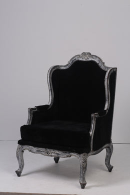 Black & weathered white sofa chair 2'x 3.5'ft Chair - GS Productions